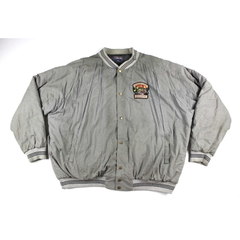 Vtg Werner Full Button Vets Bomber Jacket 4XL